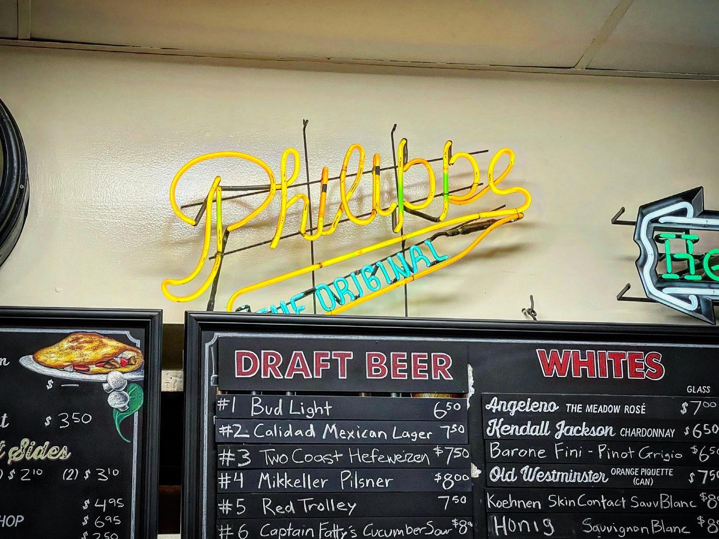 Could this be the oldest neon sign in Los Angeles ???  behind