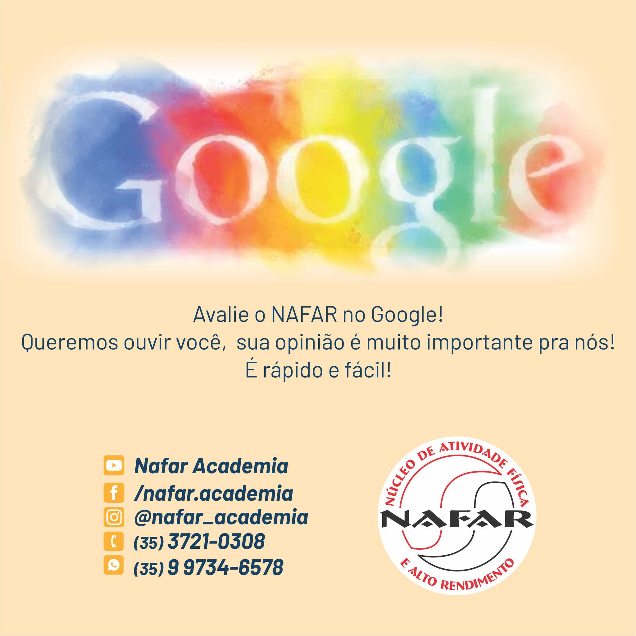 NAFAR - Para avaliar, basta digitar o nome do Nafar no Google e a ...