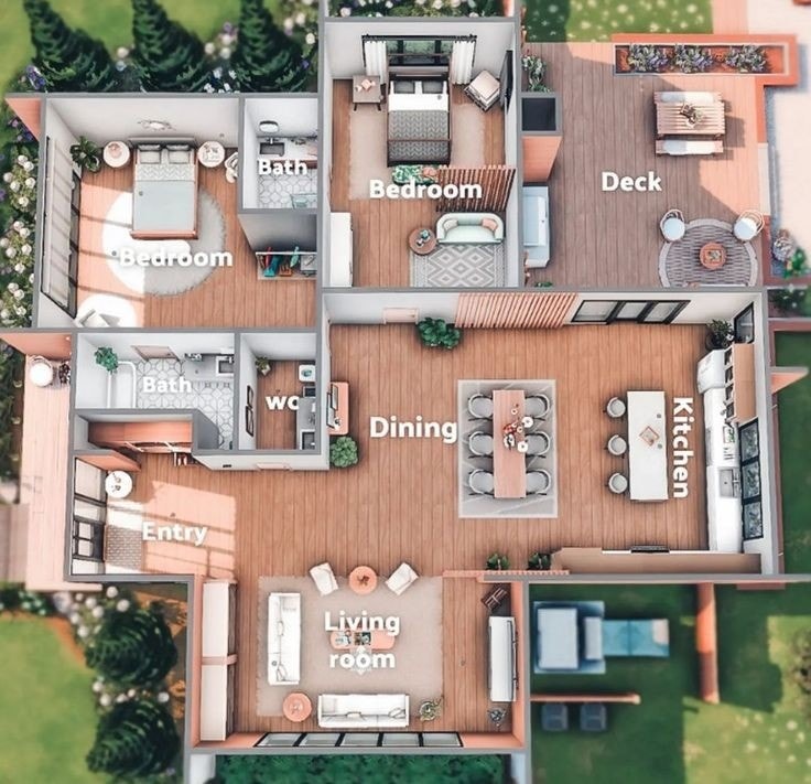Maddy Interior - ️ 3D Floor Plan Designs 😍