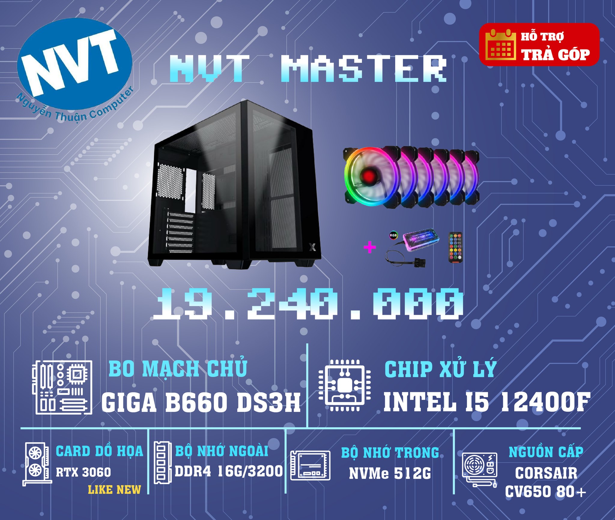 Nguyễn - NVT MASTER Mainboard Gigabyte B660 DS3H - BH 36T CPU Intel I5 ...