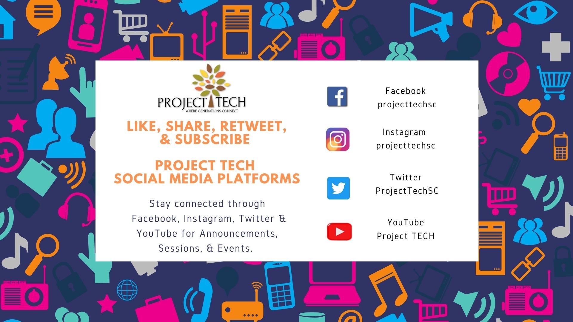 Project TECH - Project TECH Social Media Platforms...