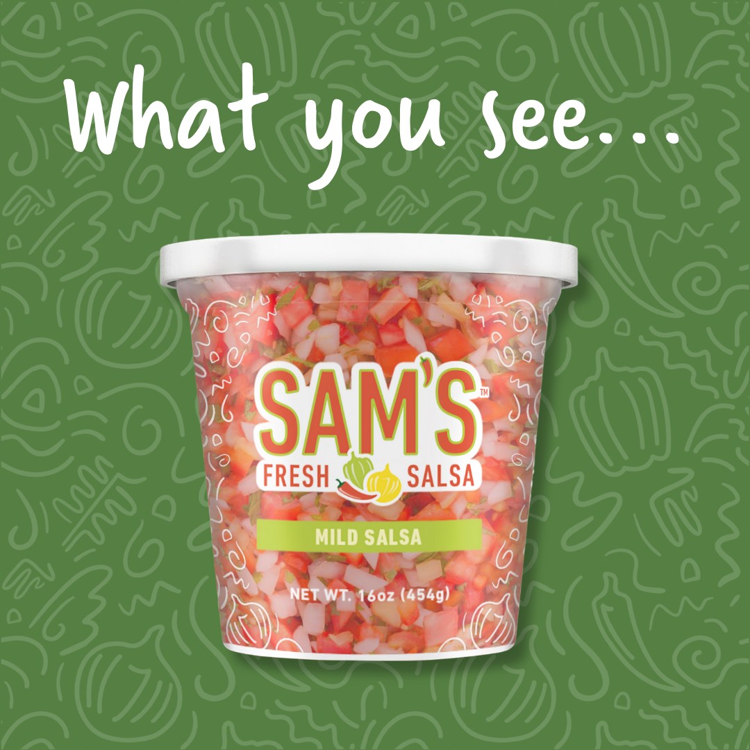 The easiest read in all the aisles… 🛒... - Sam's Fresh Salsa | Facebook