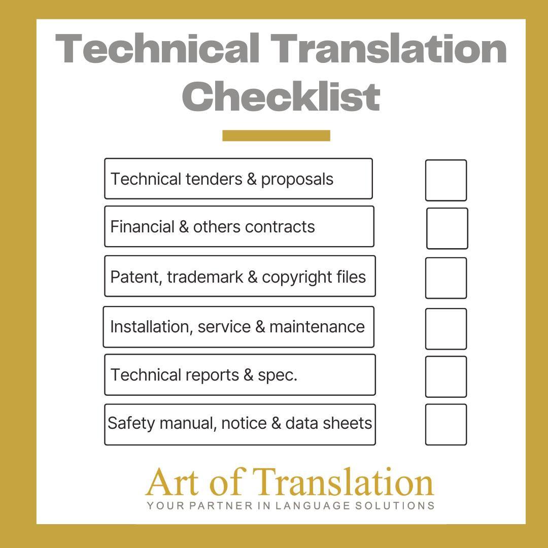 ⚠️ Warning! This checklist is... - Art of Translation, LLC | Facebook