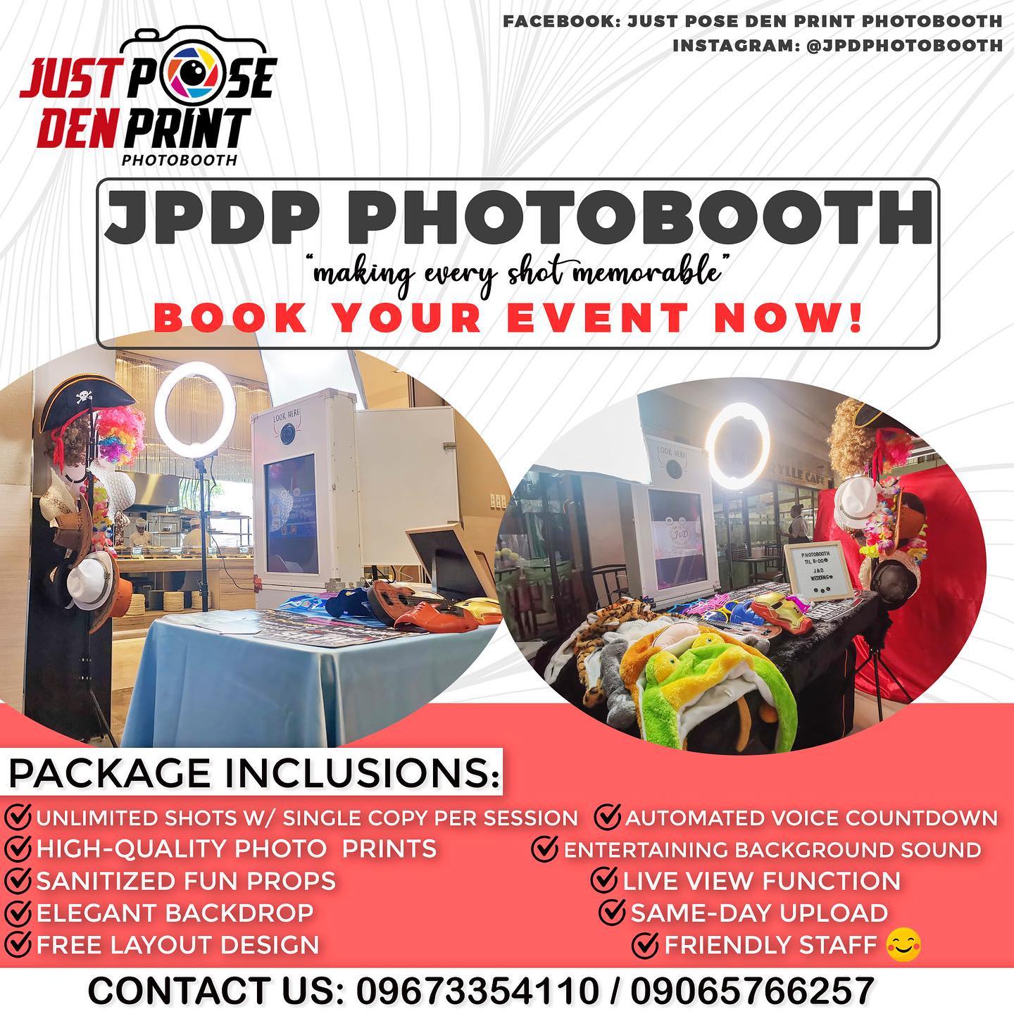 𝐉𝐏𝐃𝐏 𝐏𝐇𝐎𝐓𝐎𝐁𝐎𝐎𝐓𝐇 𝐈𝐒 𝐍𝐎𝐖... - Just Pose Den Print Photobooth | Facebook
