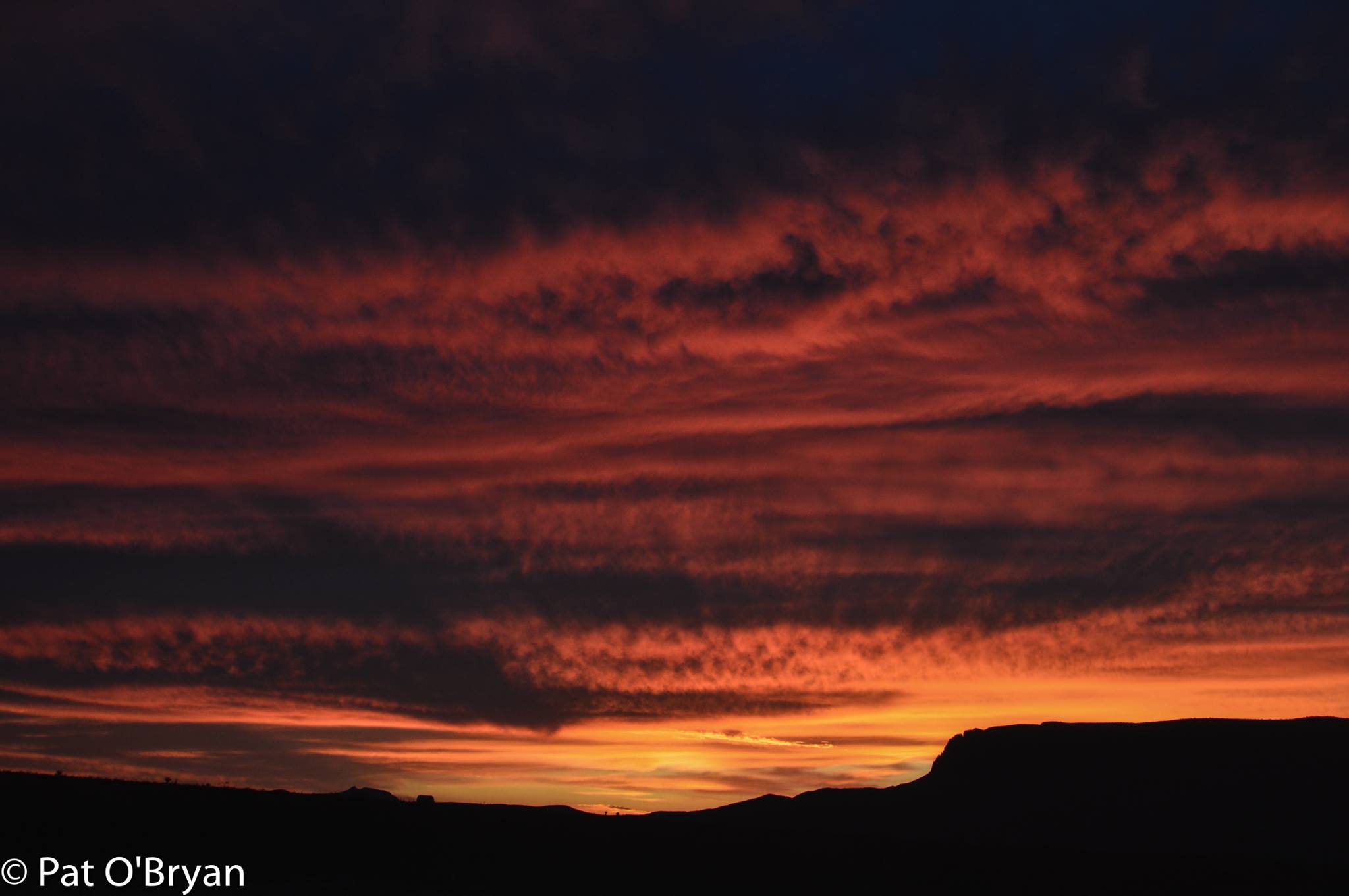 Basecamp Terlingua - Sunrise over the Chisos Mountains. Great view from ...