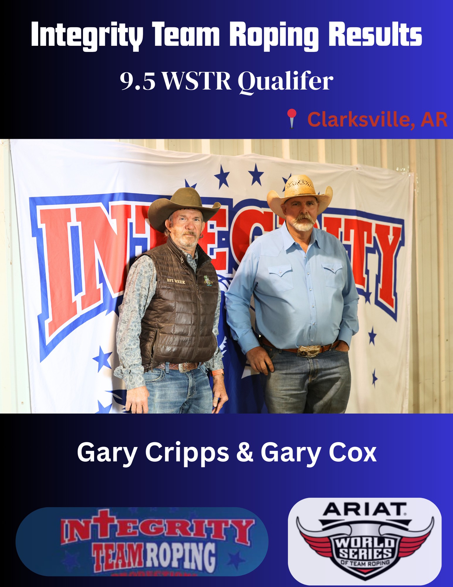 INTEGRITY TEAM ROPING PRODUCTIONS | Facebook