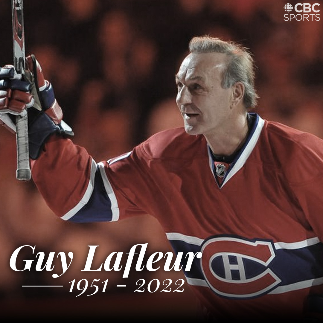 Hockey Night in Canada - Montreal Canadiens icon Guy Lafleur, who ...