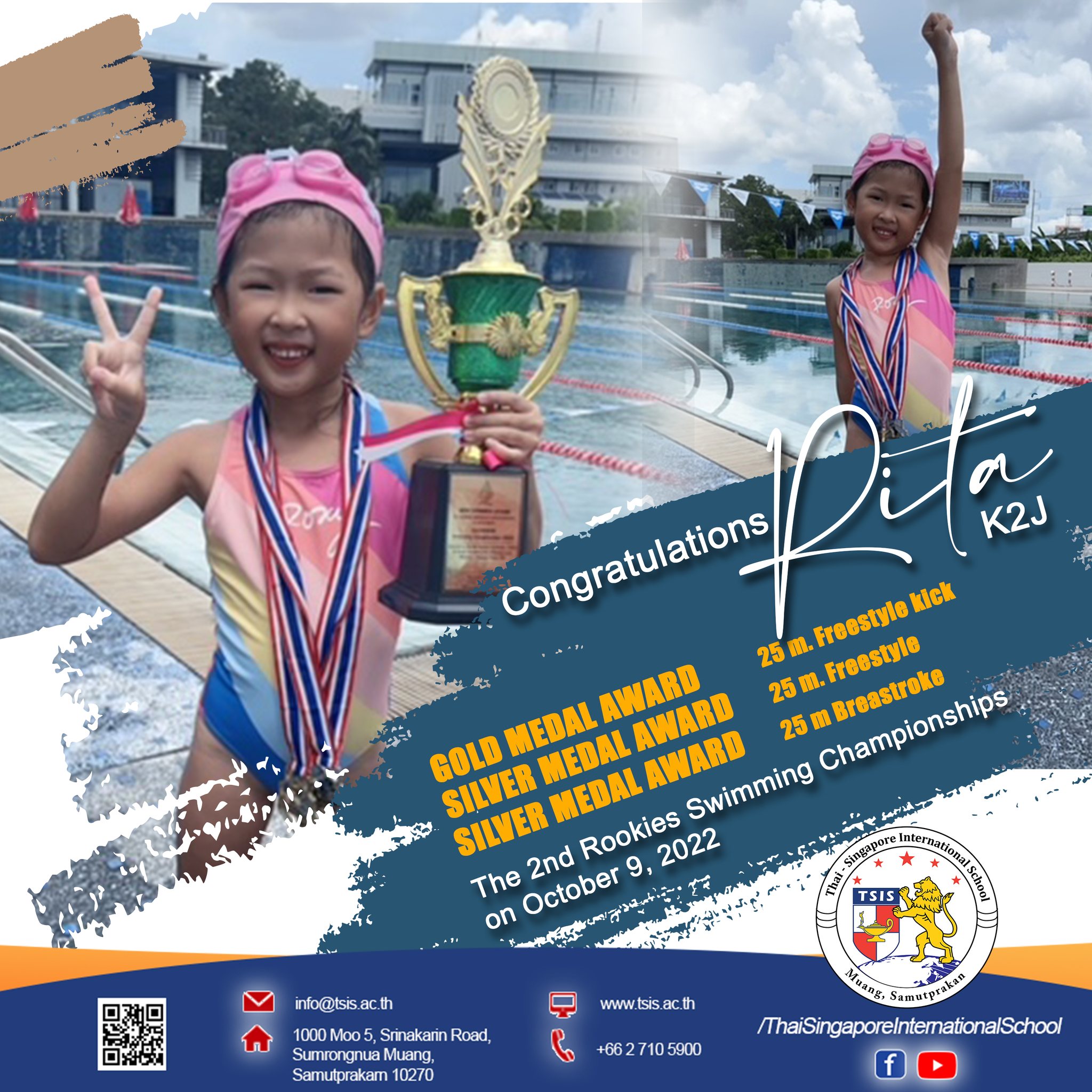 Thai-Singapore - Bravo, what an accomplishment! We are so proud of you ...