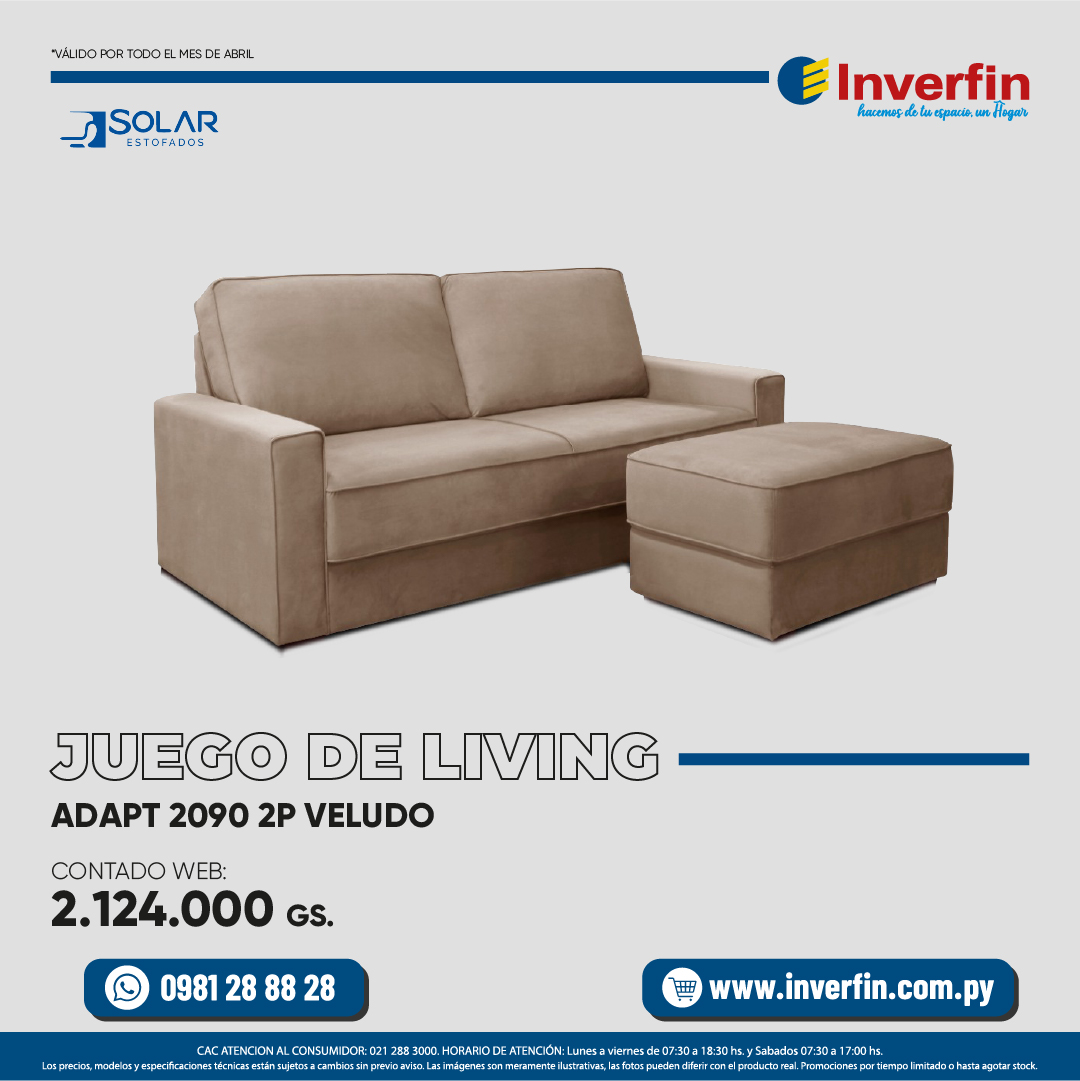 Inverfin - El Juego de Living Solar brinda el extra de...