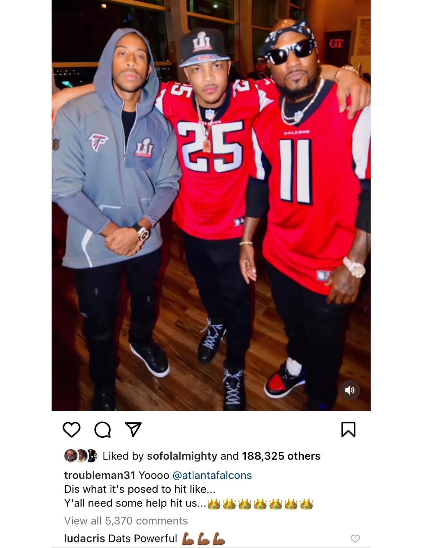 According 2 Hip-Hop - T.I. sends a message to The Atlanta Falcons after ...
