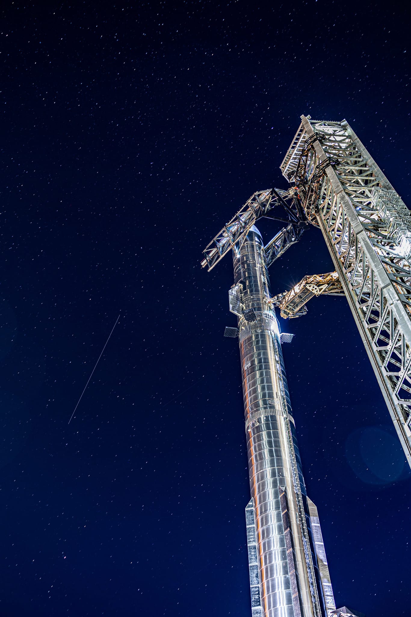 Space - Friday night lights in Starbase, Texas. 📷SpaceX #SpaceX # ...