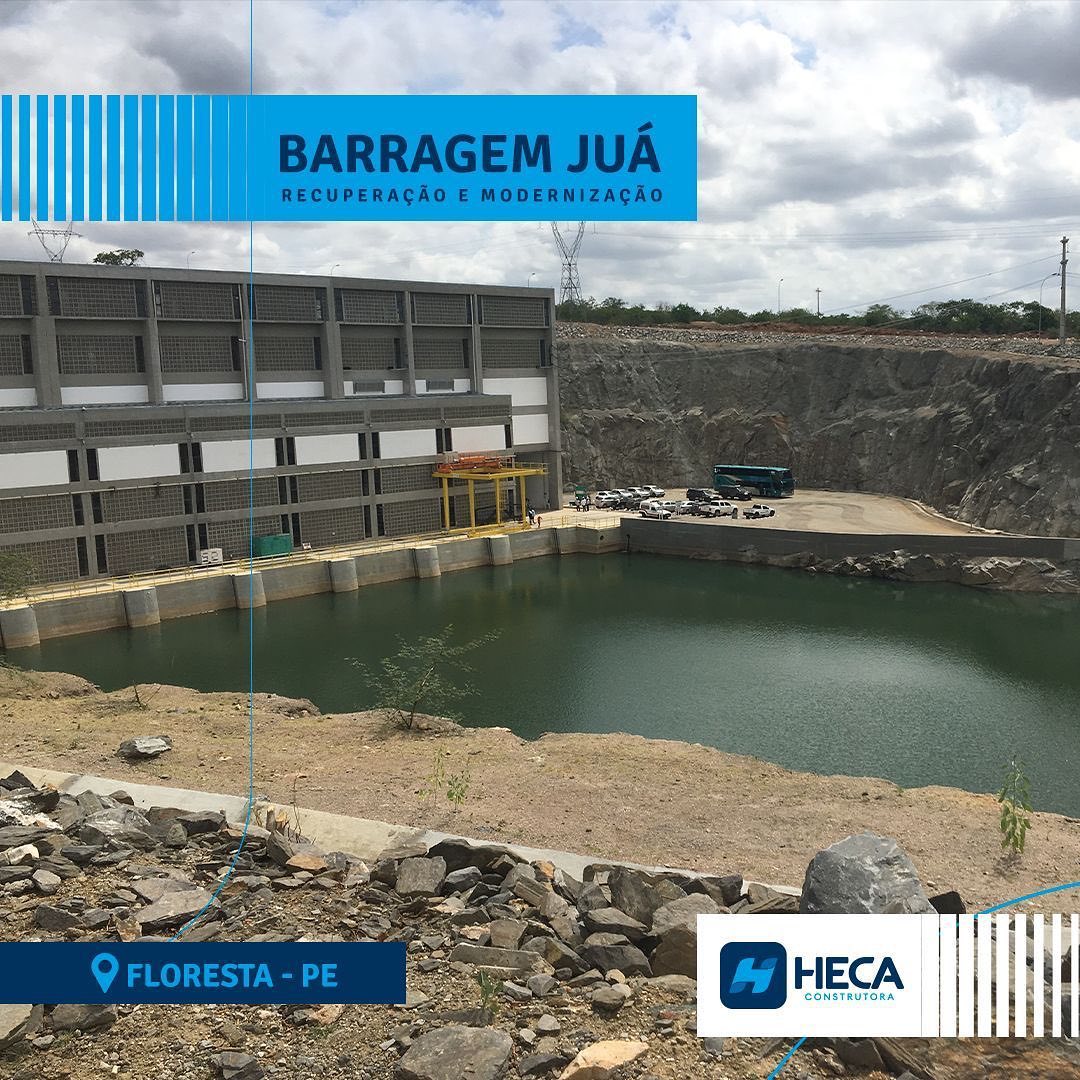 A recuperação e modernização Barragem... - Construtora HECA