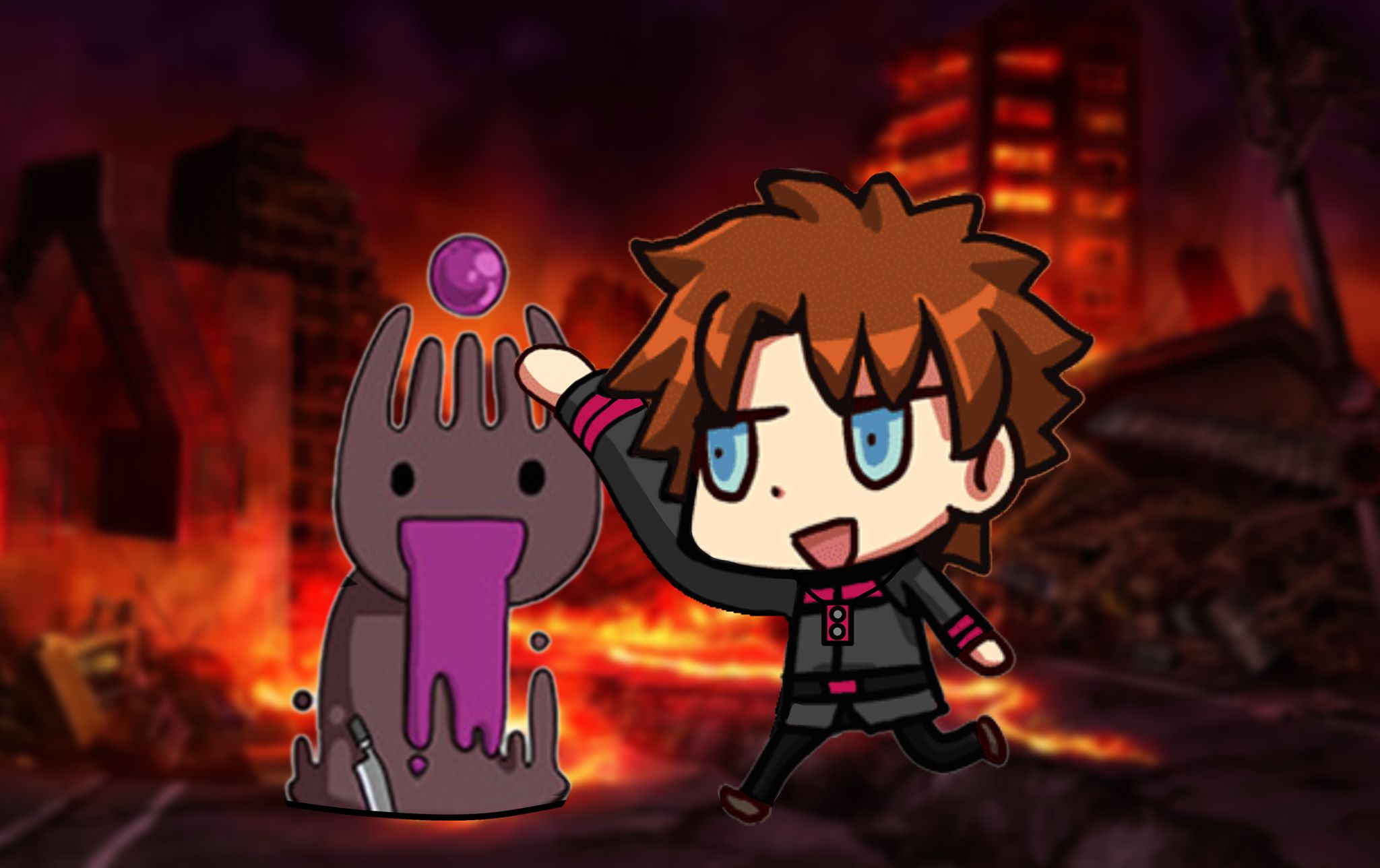 Ritsuka's Into the Gacha Verse - Gorgon about to head out with a triple ...