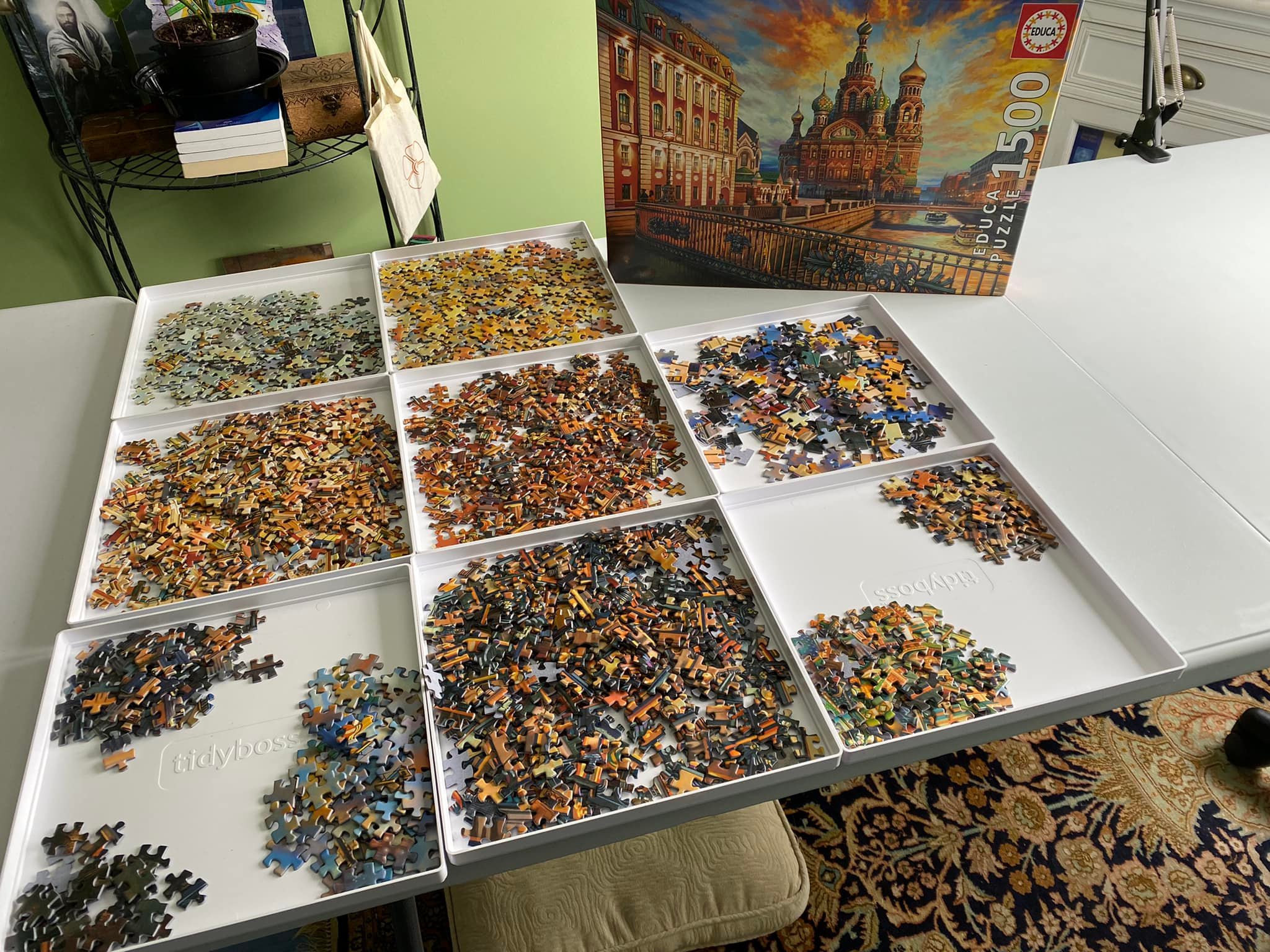 Puzzle Drazenka Kimpel : pendant qu'elle attendait, 3 000 pièces
