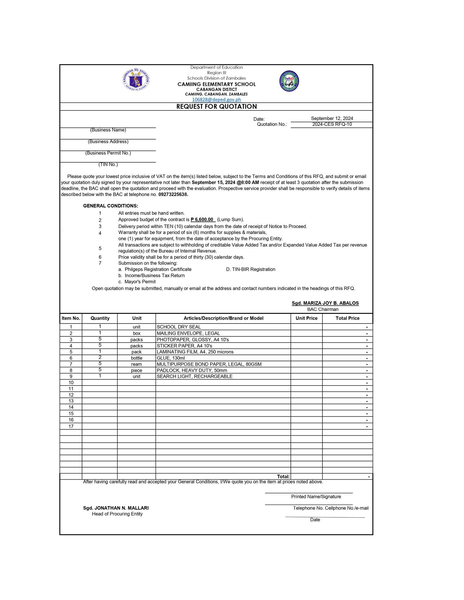 RFQ deped cabangan added a new photo. - RFQ deped cabangan