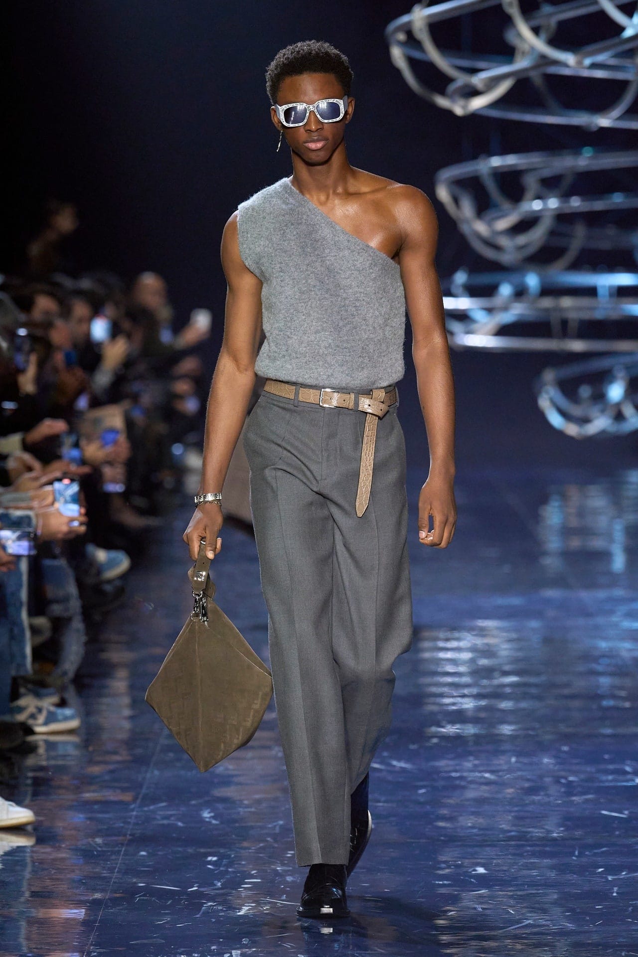 Tamino at the Fendi Men's Fall/Winter 2020 Fashion Show