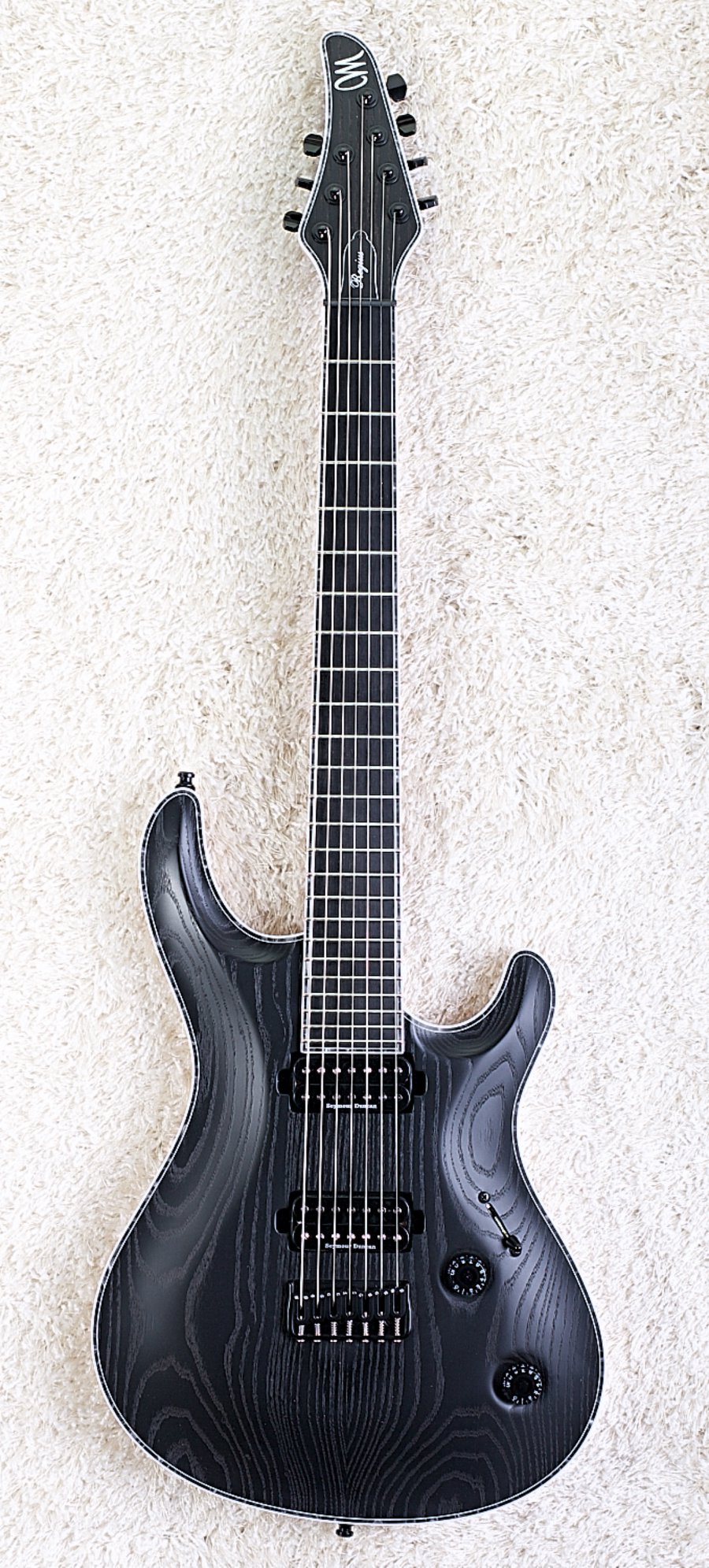 Mayones Regius Gothic 7 equipped with Seymour Duncan AHB-1