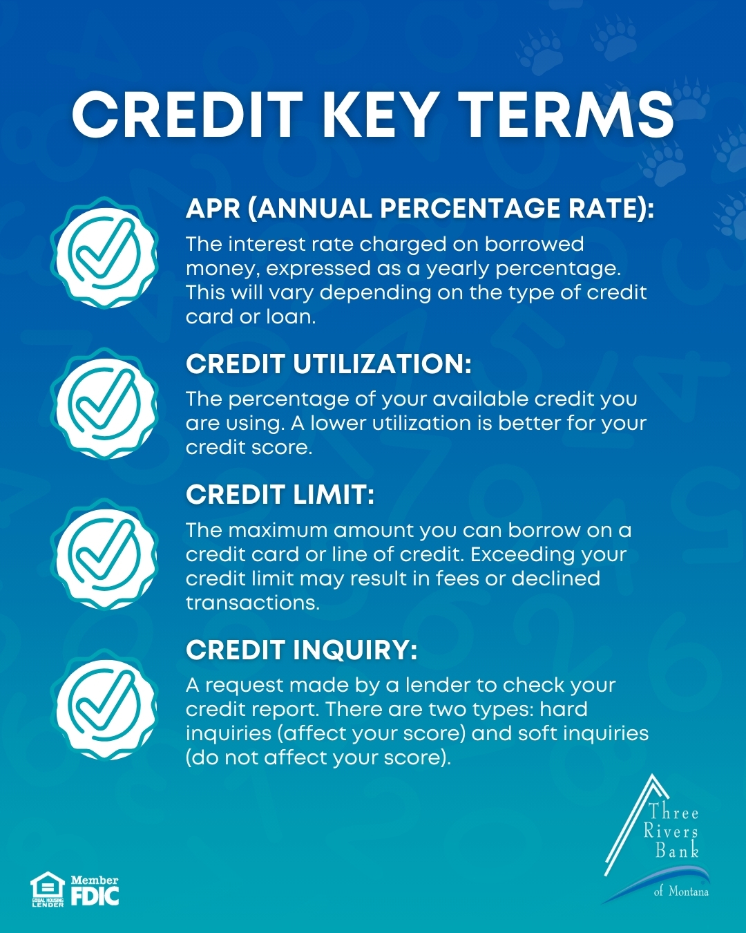Three - Understanding credit can be tricky. The first step is knowing ...