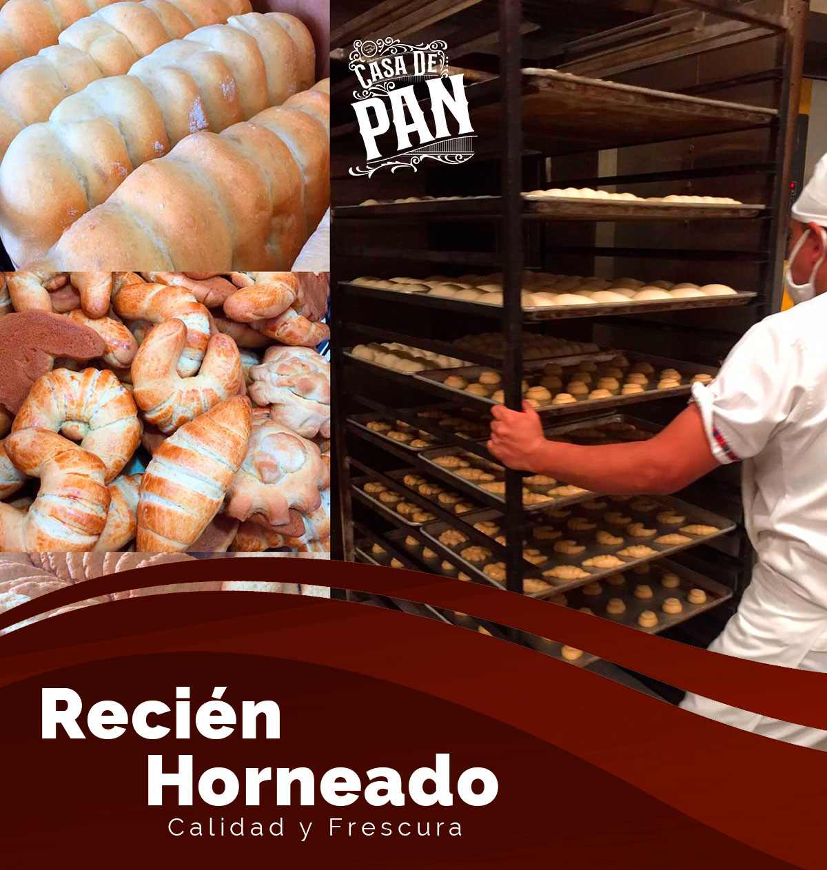 Casa de Pan - Lo mejor para ti 🥰🥰 Pan Recién horneado Siempre ...