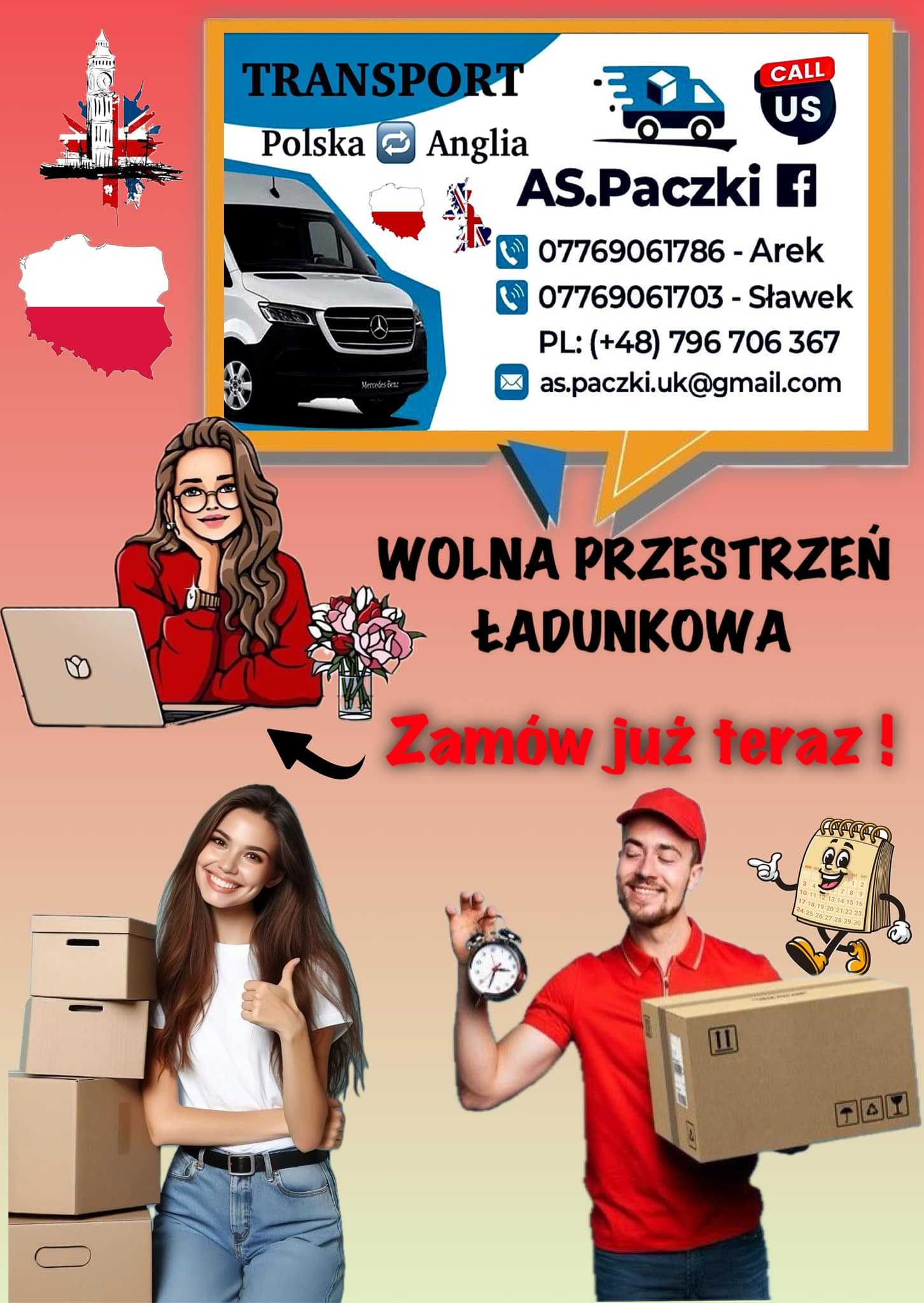 AS.Paczki - 🇵🇱‼️ USŁUGI TRANSPORTOWE ‼️🇬🇧 Wyjazdy z UK... | Facebook