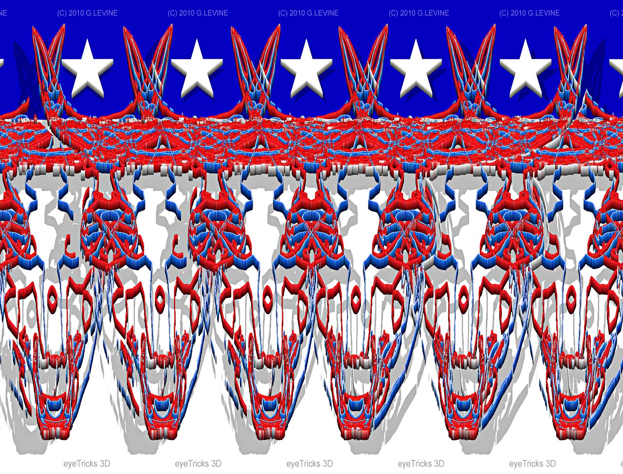 Texas Longhorn - Mapped... - Eyetricks 3D Stereograms