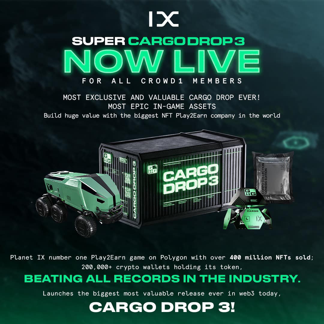 C1 - Introducing the biggest days in Planet IX’s history.. CARGO DROP 3 ...