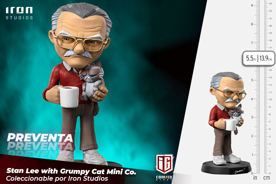 IG Comics - 🔥 Stan Lee with Grumpy Cat Mini Co. 🔥 Figura... | Facebook