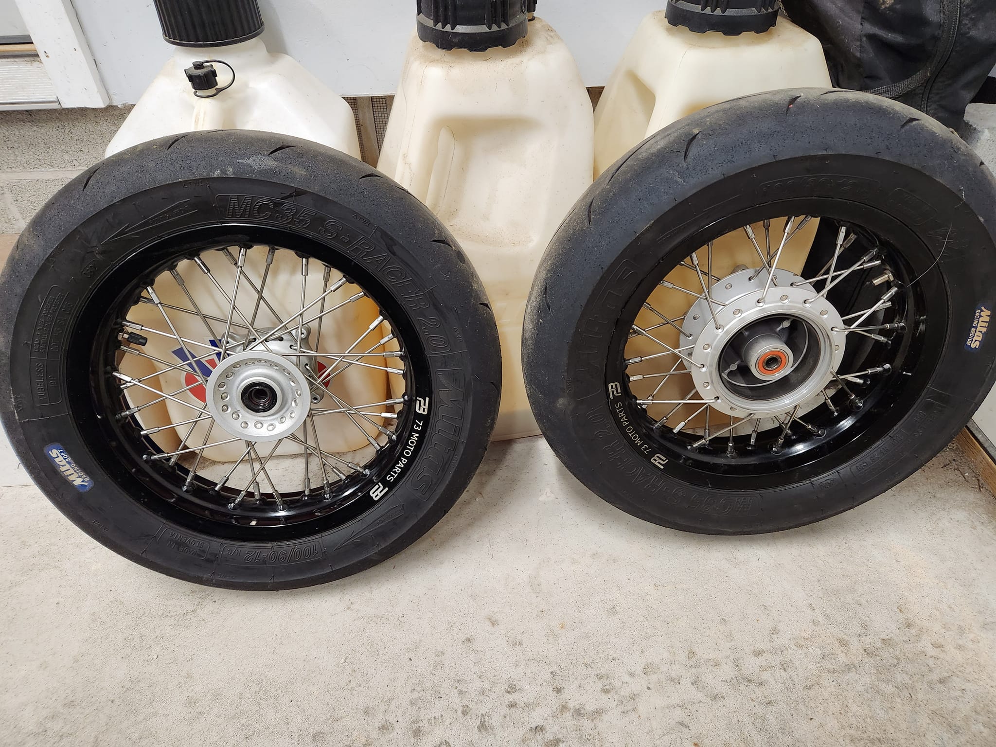 $500 Honda Crf 150r 12 inch Supermoto Wheels- Front Wheel- 2.25x12