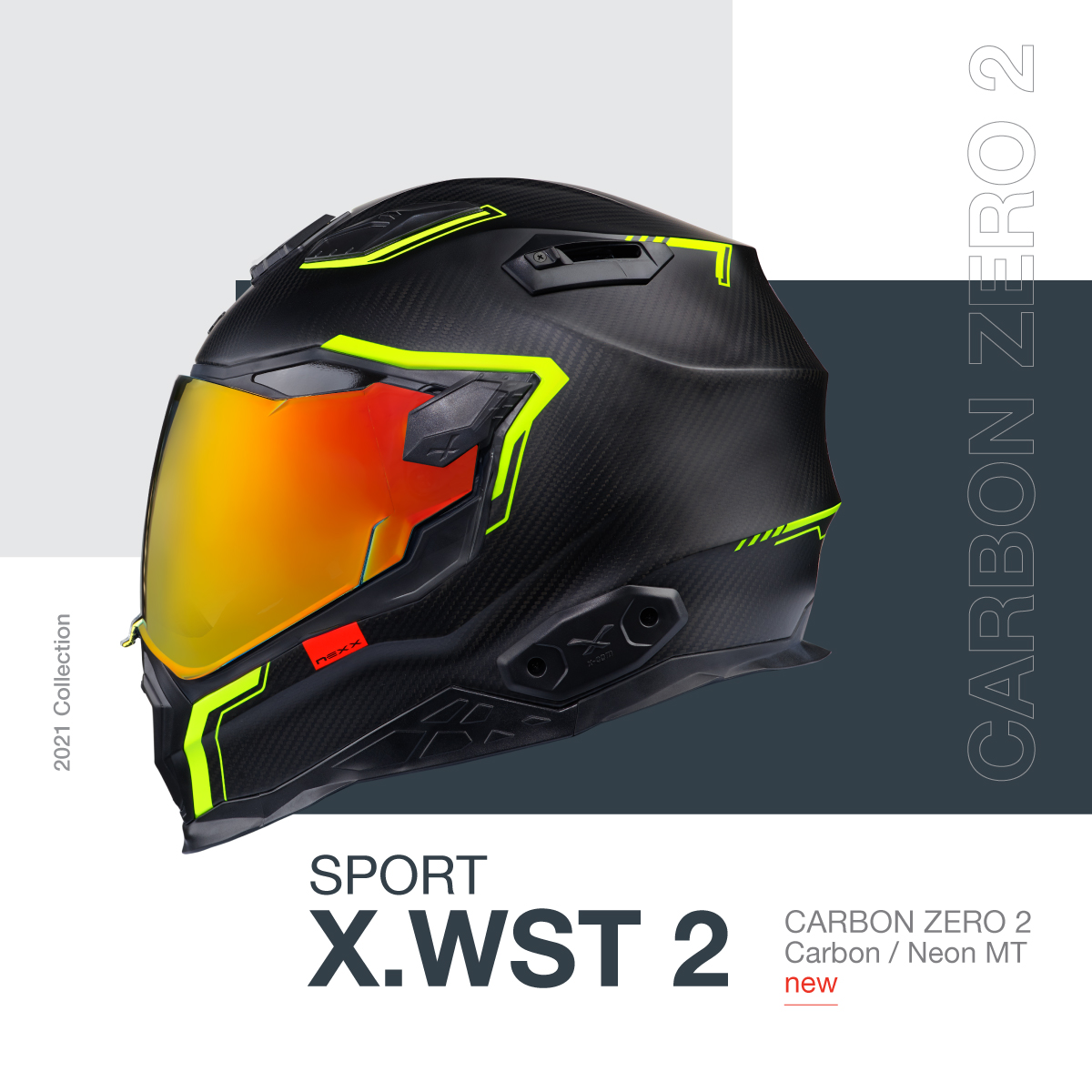 Taste these colors! New X.WST2 CARBON ZERO 2 #HelmetsForLife