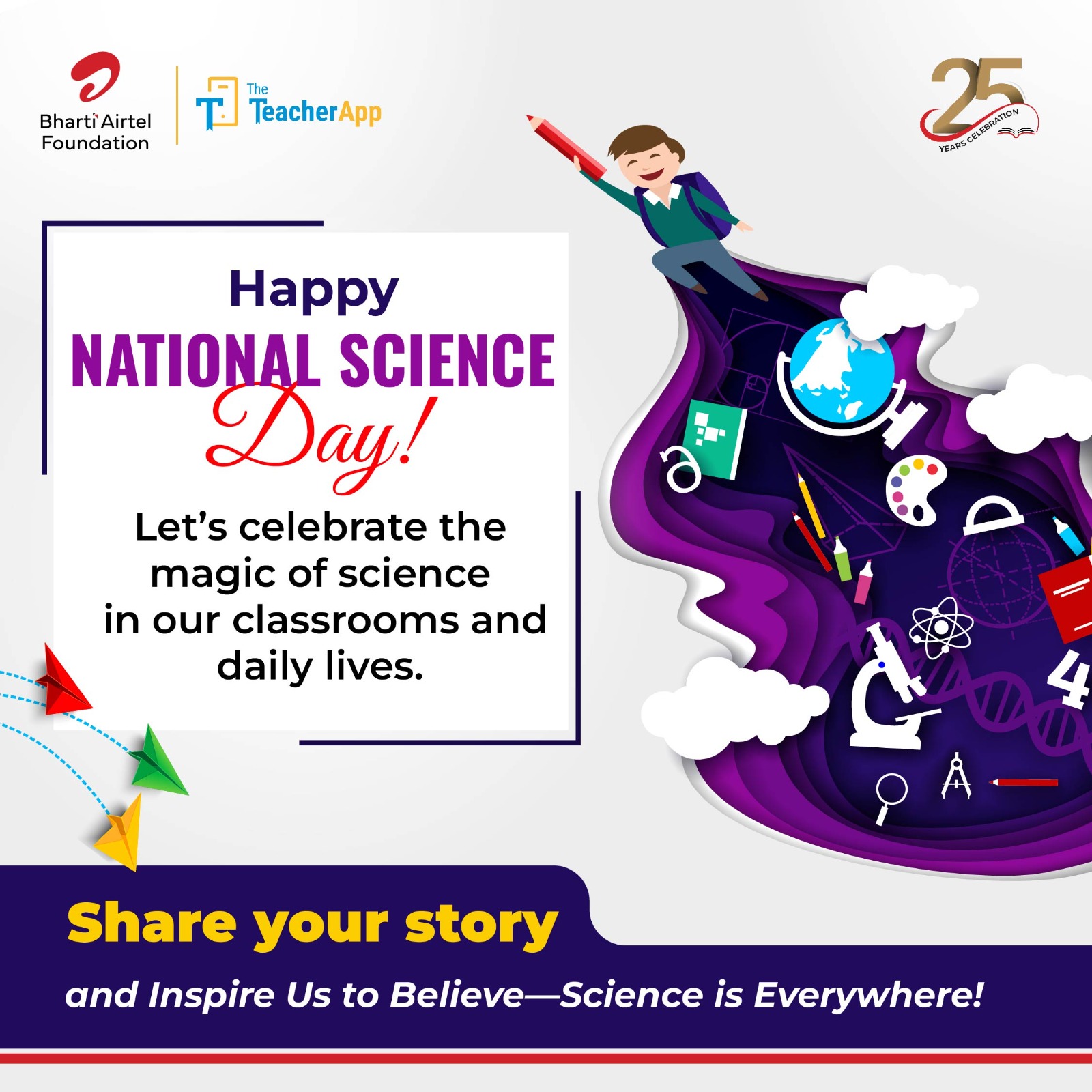 The Teacher - Happy National Science Day! 🌍🔬 Science is everywhere—let ...