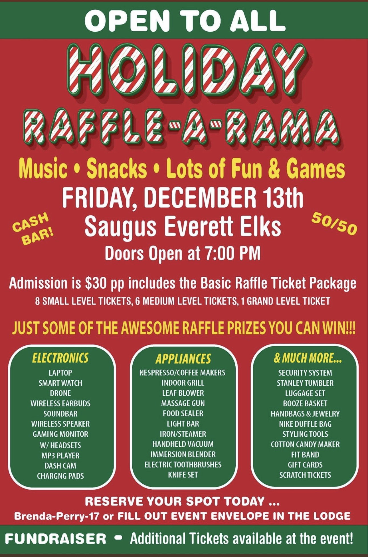 Holiday Raffle A Rama