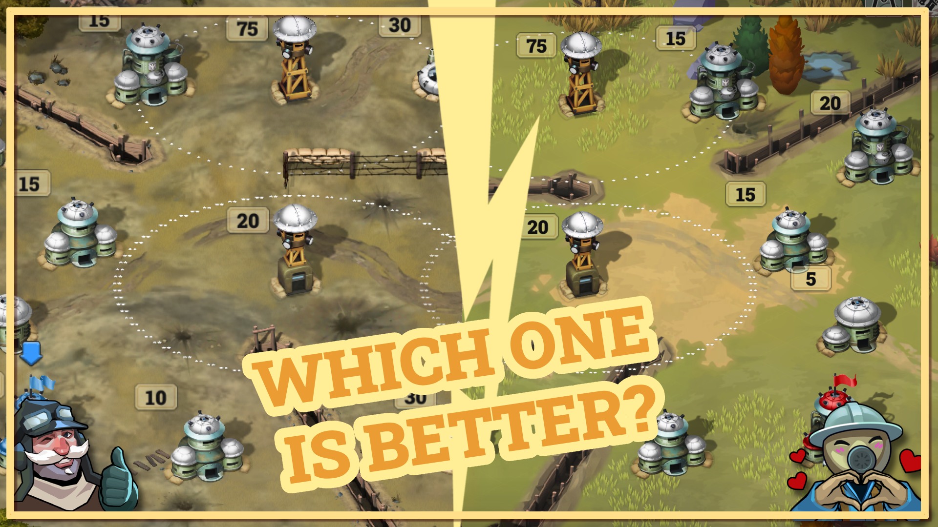 Bunker Wars - Which Map Version Do You Prefer More? Commanders, we have ...