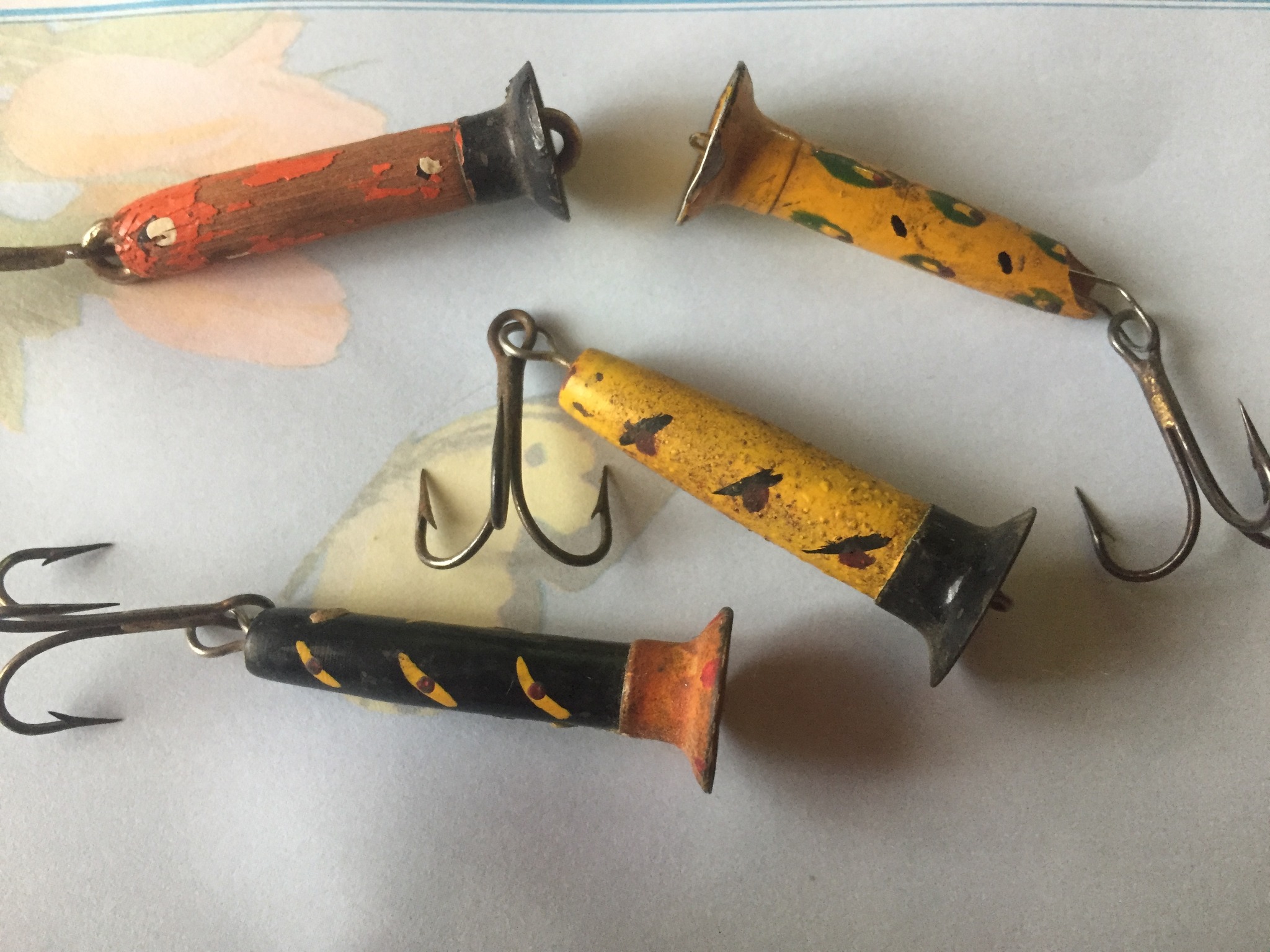 collectible fishing lure values metal Vintage Candian Smelt Fish For Sale Whether hung together as a striking group or displayed individually 3 Vintage Metal Fishing Spoon
