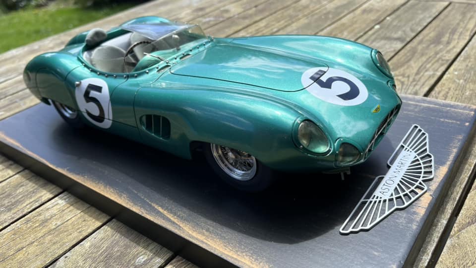 A great model from Shelby collectibles ASTON MARTIN DBR1.