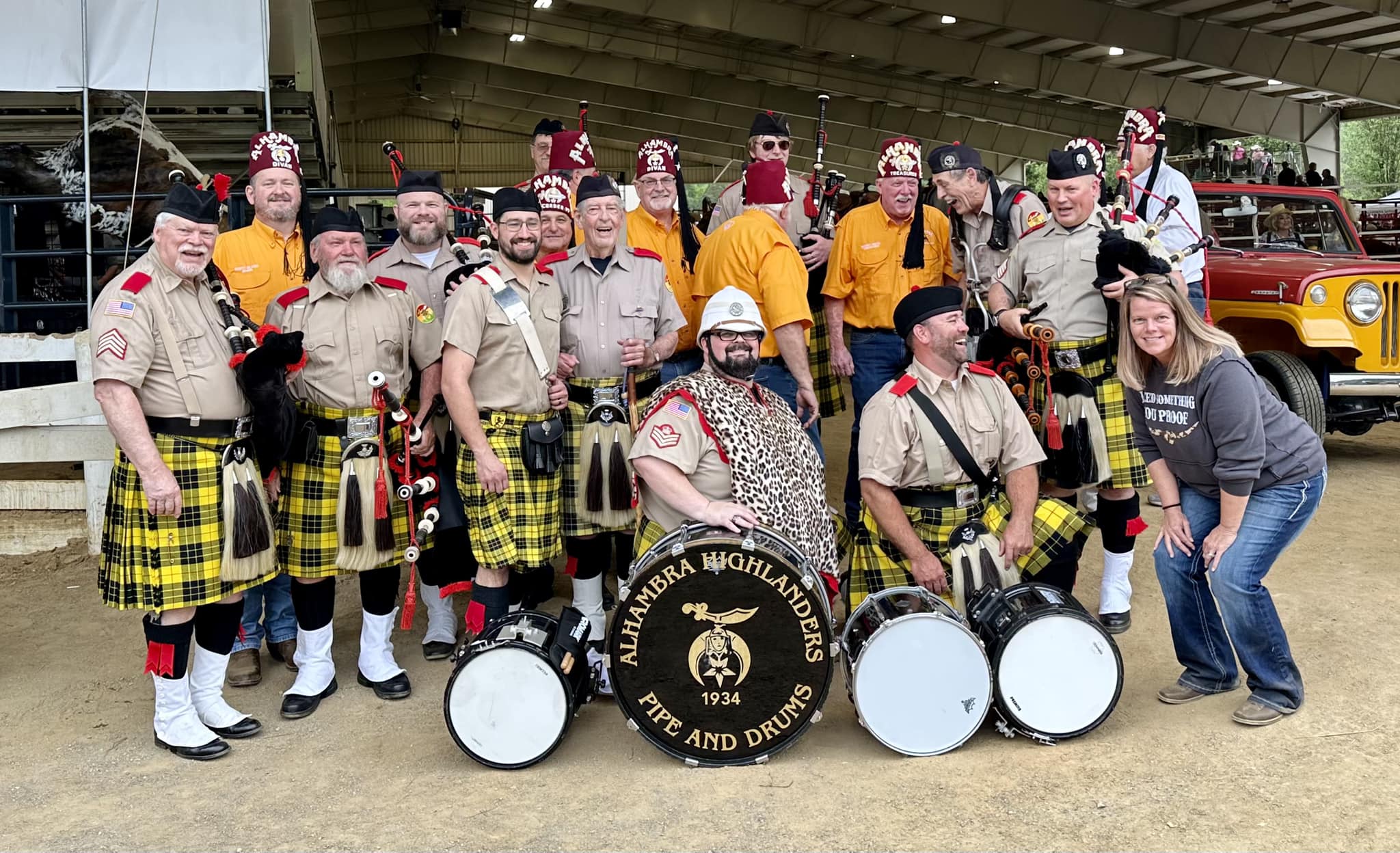Highlander - Playing for the Alhambra Shrine rodeo. Always a great ...