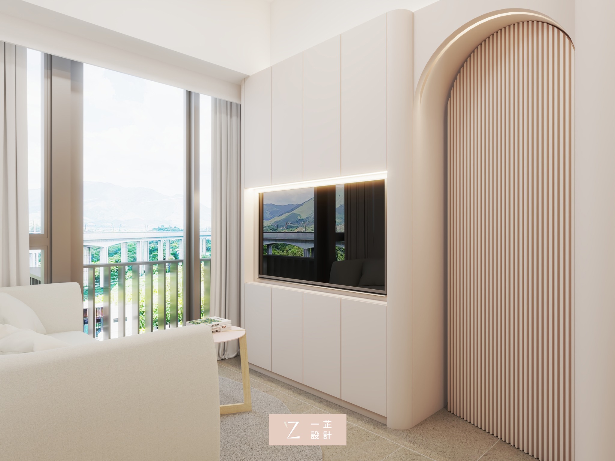 NOVO LAND | 兩房單位 | 客廳】... - 一芷設計 YZ Interiors