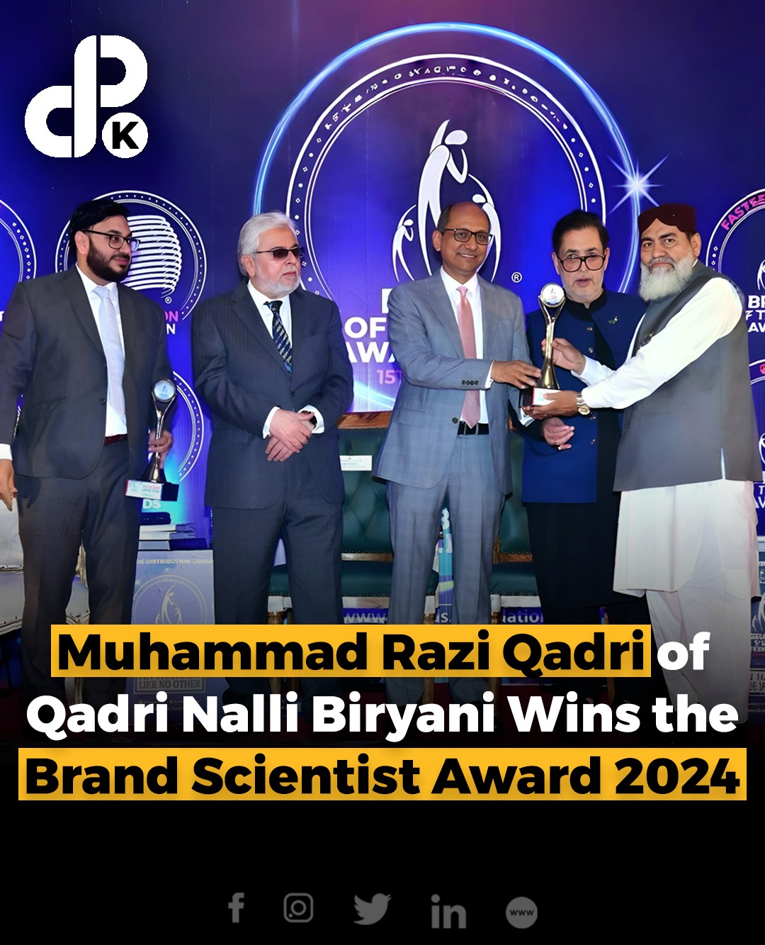 Startup - Mr. Muhammad Razi Qadri stood proudly to receive the ...