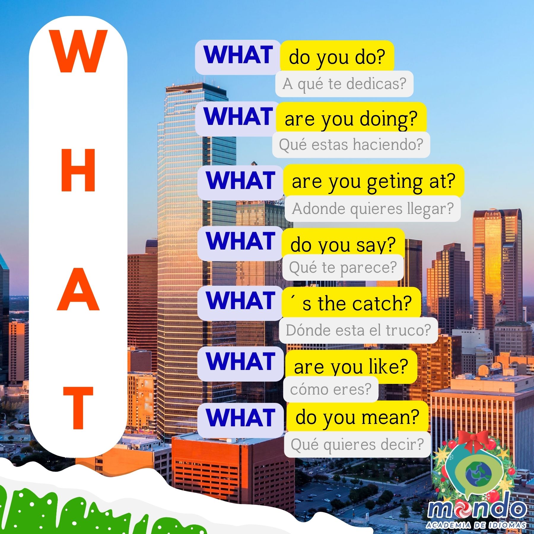 WHAT?? OF COURSE!!!👆👆⁣... - Mondo - Academia de idiomas
