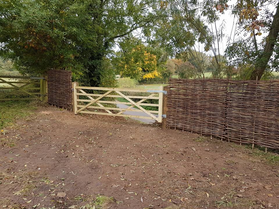 A Branch Above - New paddock access with gate along with...