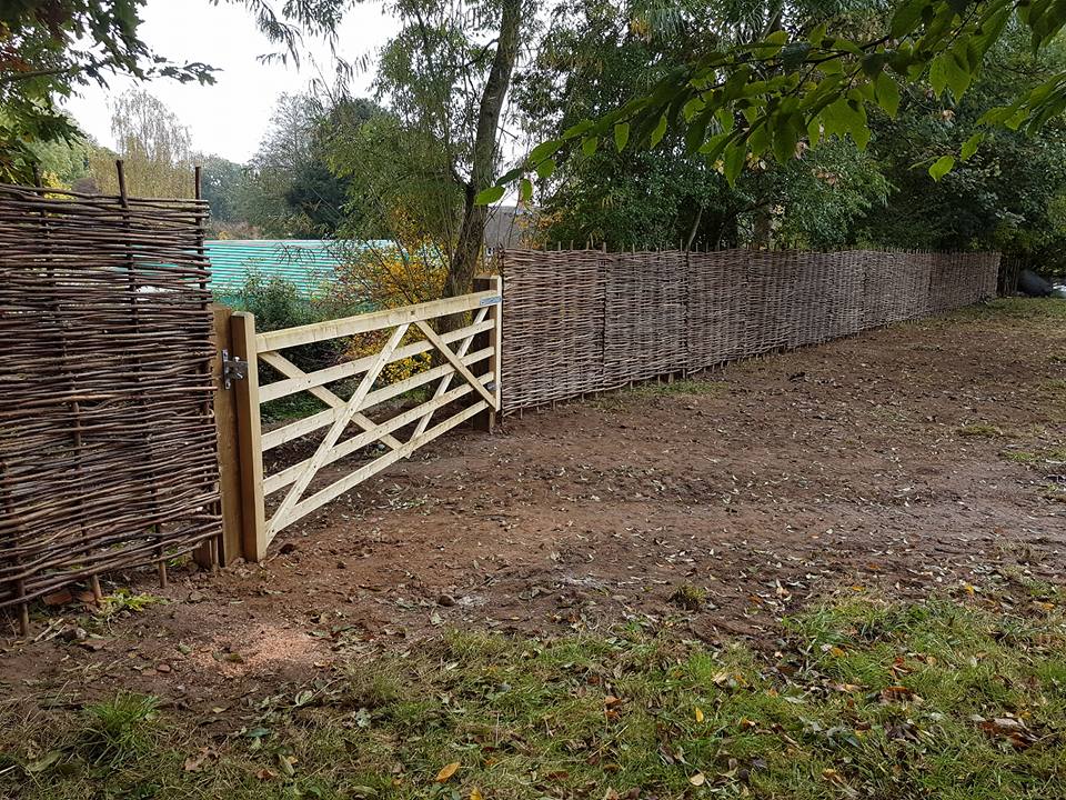 A Branch Above - New paddock access with gate along with...