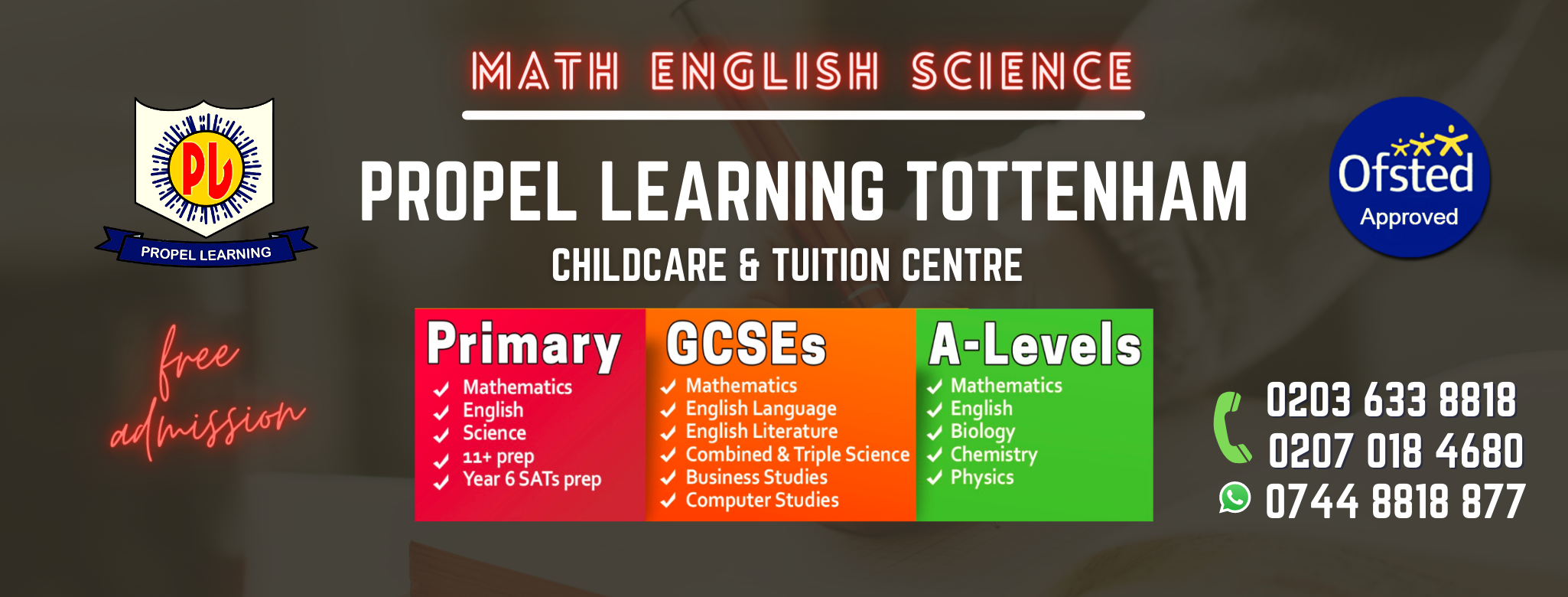 Propel Learning - Childcare & Tuition Centre