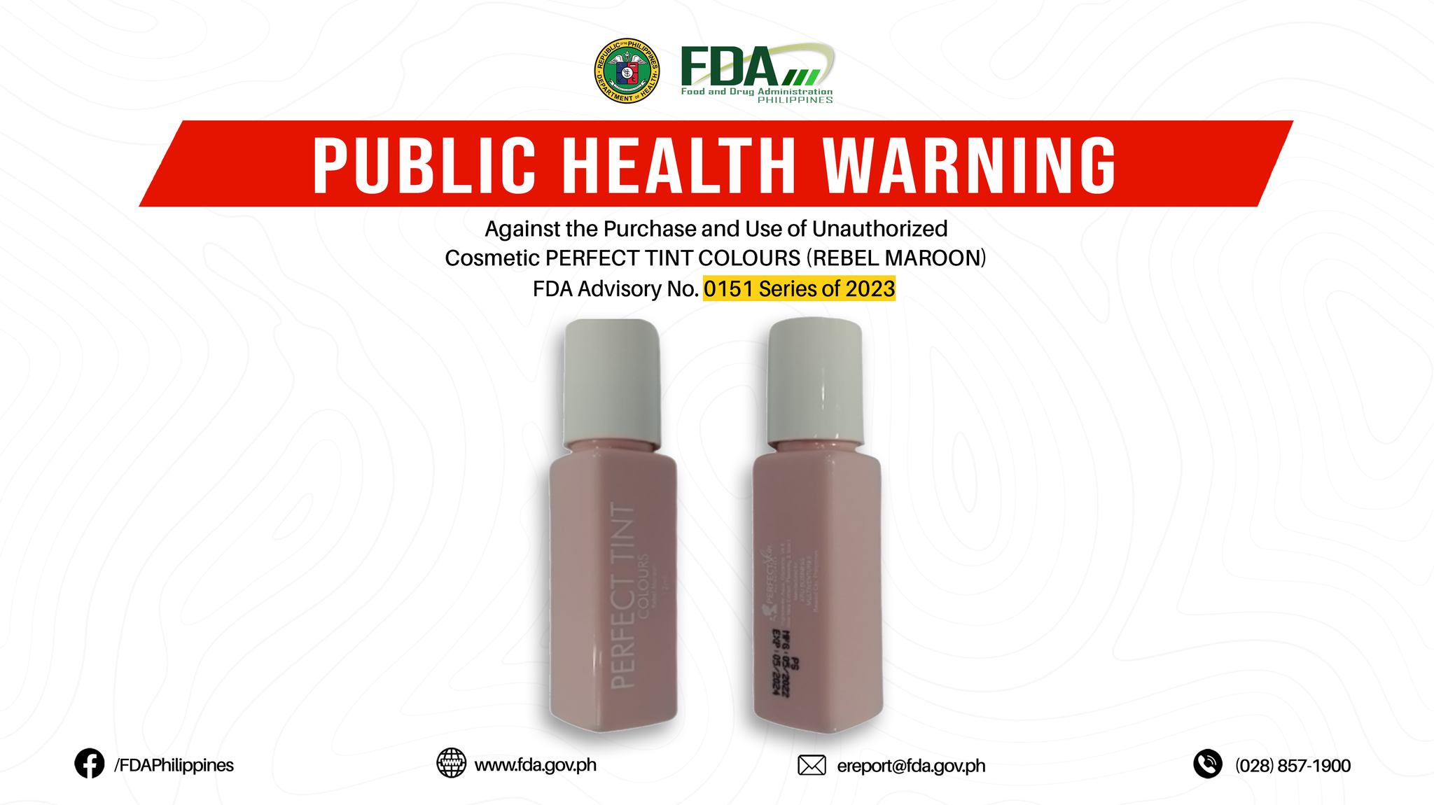 Food - ***FDA Advisory No.2023-0151*** The Food and Drug Administration ...