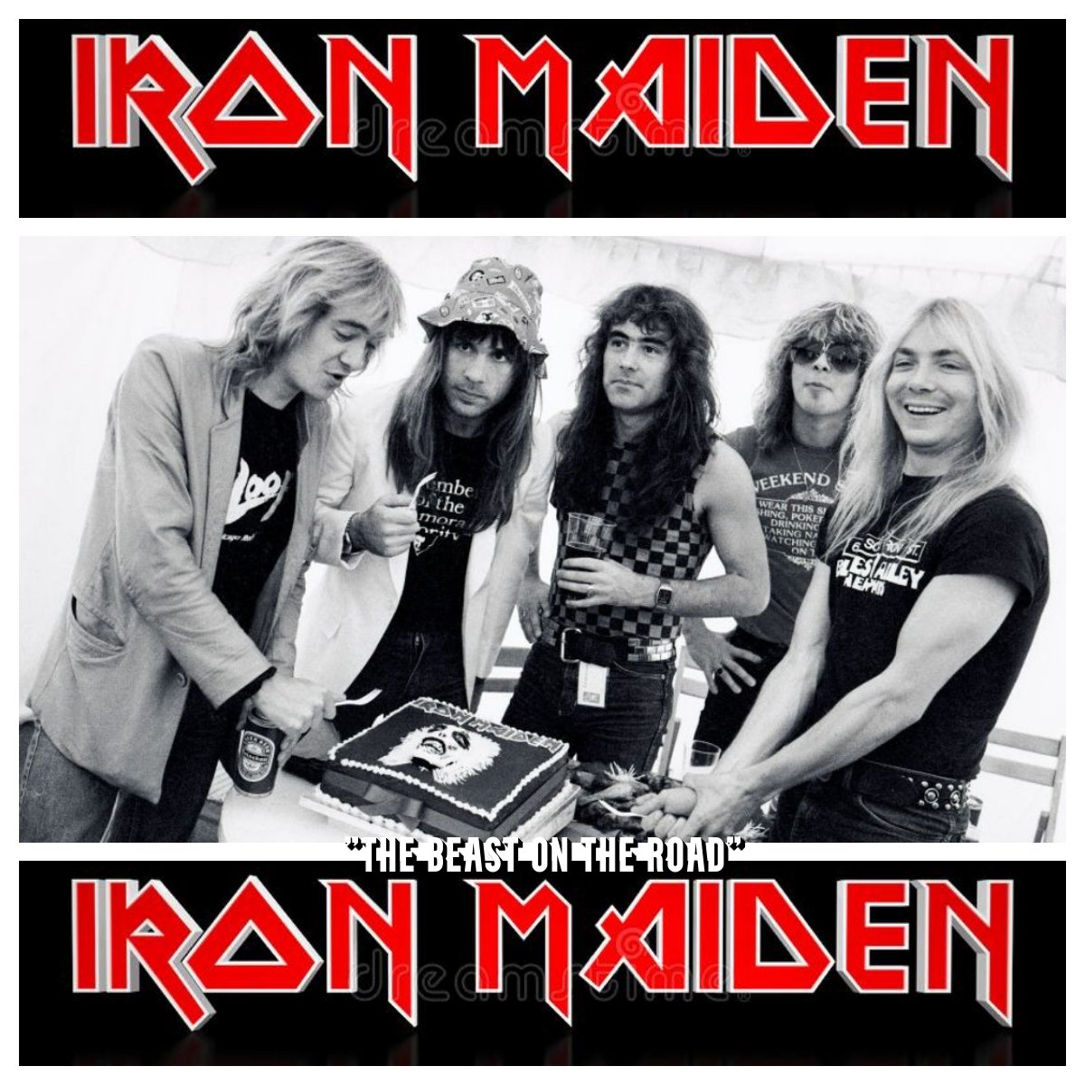 IRON MAIDEN at Reading Rock Festival, 1982