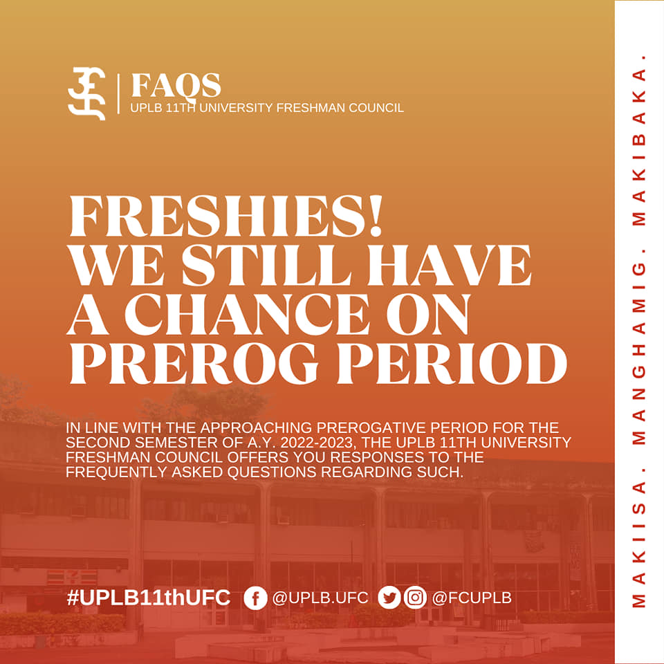 FRESHIES! WE STILL HAVE... - UPLB University Freshman Council | Facebook