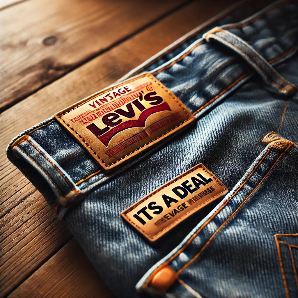 Rarest Vintage 'Big E' Premium Levi's – The Legendary Type 1 Denim