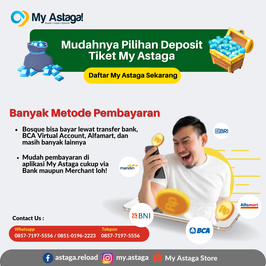 My Astaga - Semua akan semakin mudah dengan deposit tiket... | Facebook