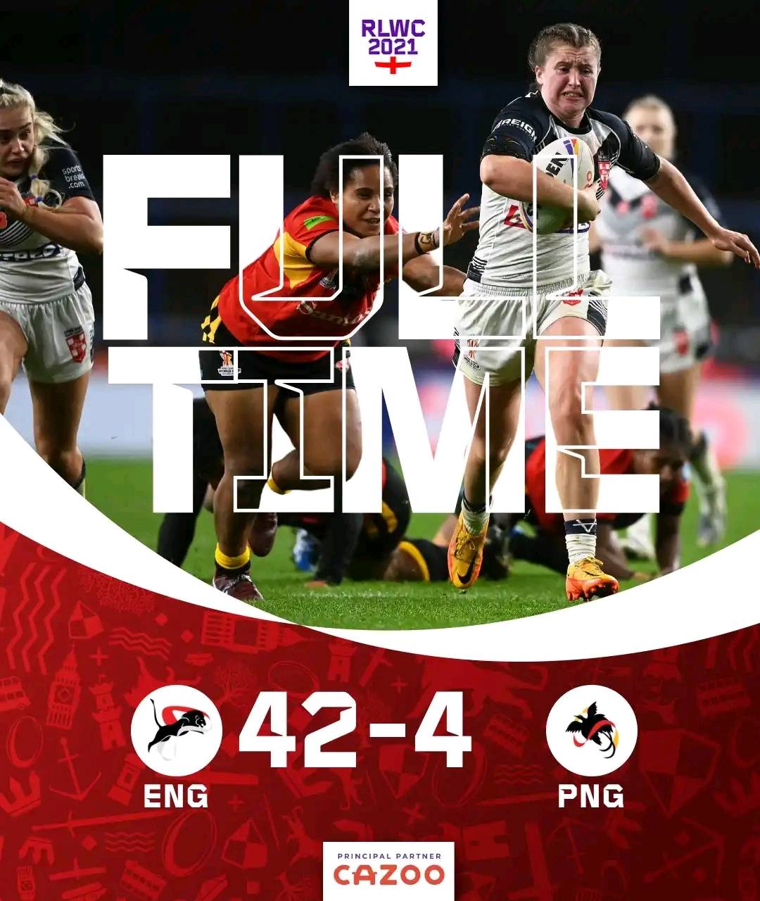🏴󠁧󠁢󠁥󠁮󠁧󠁿 A huge second half... - PNG Happenings Today