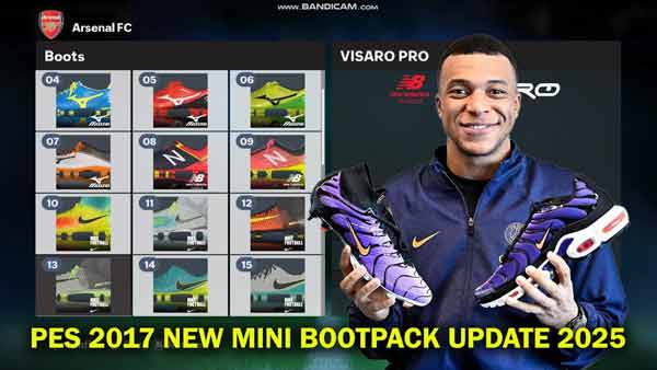 Pes-files.com - PES 2017 Mini Bootpack Udate 2025 by Muhammad Haikhal ...