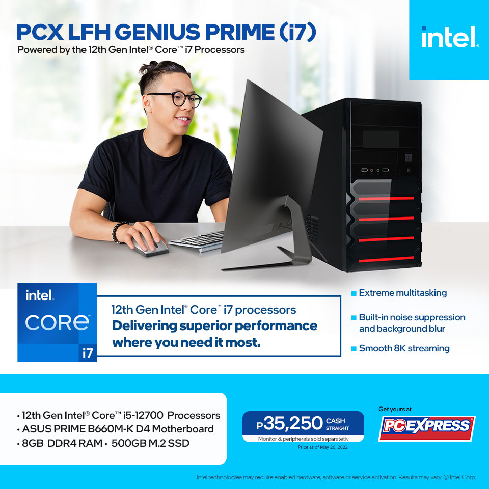 PC Express - PCX LFH Genius Prime (i5) Powered by the 12th Gen Intel ...