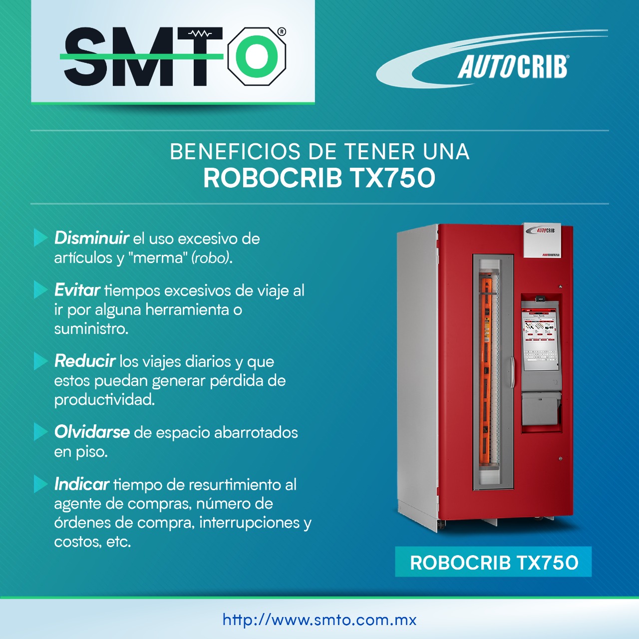 ⭐ AutoCrib ⭐ 💡 BENEFICIOS DE TENER UNA... - SMTo Engineering